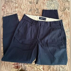 Abercrombie & Fitch Dark Blue Trousers
